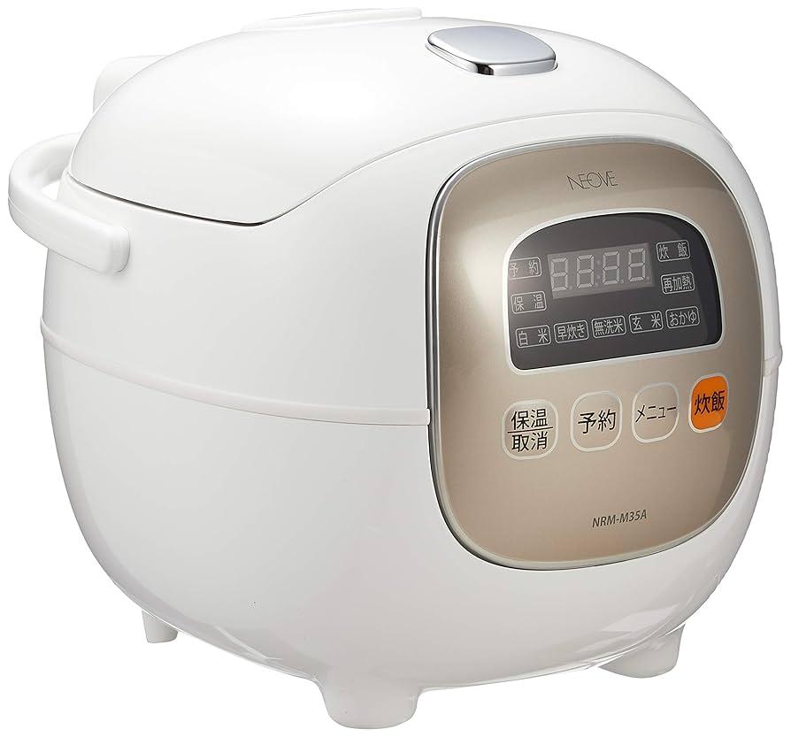 Amazon | ネオーブ (NEOVE) 炊飯器 3.5合 ホワイト NRM-M35A